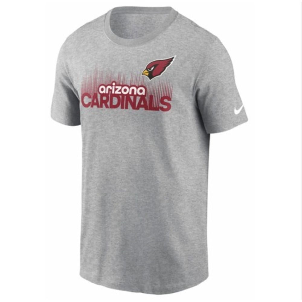 Nike® (Men's MEDIUM) Arizona Cardinals Team Rise™ T-Shirt in‎ Dark Grey Heather